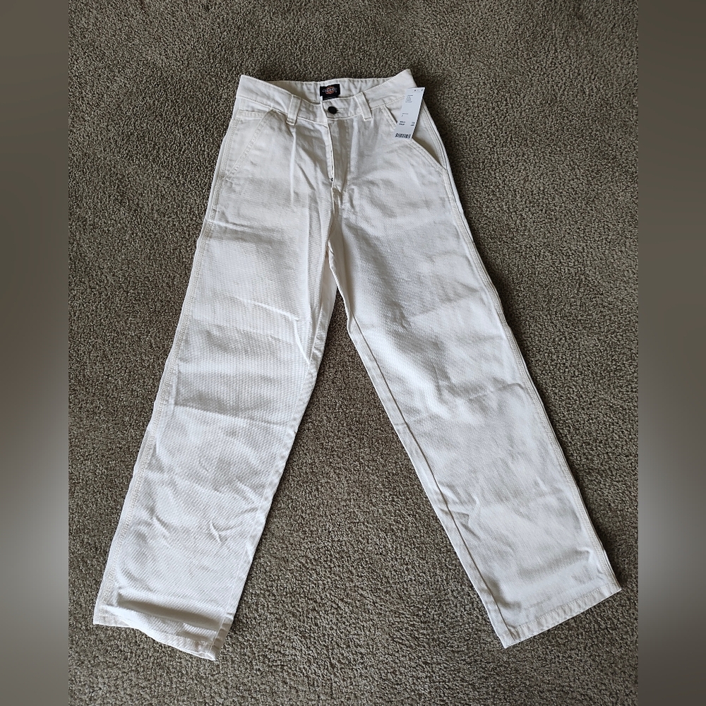 NWT White Dickies Pants